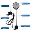 Aquarium-Clip-Lichtbeleuchtung, kleines Wachstumslicht, Clip-Typ, Aquariumlicht, 360-Grad-Winkel einstellbar, 5 W, hohe Helligkeit, niedriger Energieverbrauch, Augenschutz für Aquarien