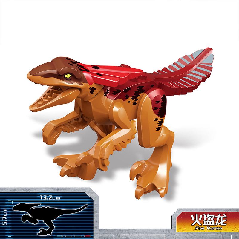 Locking Jurassic Dinosaur Indominus Rex Movie Figures Set Jurassics Animals Styx Dragon Black Panther Lockings Series Dinosaurs