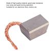 100Pcs Carbon Brushes Replacement Kits Fit for Automotive Electronic Fan Motor J435A 9x8x13.5mm
