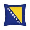Bosnia And Herzegovina Flag Pillow Case Morden Pillow Cover Soft Pillowcases For Sofa Car Home Decor
