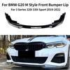 MP-Stil Frontstoßstangenlippe Splitter Spoiler für BMW 3er G20 320i 330i Sport 2019-2022 Auto Außenzubehör zur Nachrüstung
