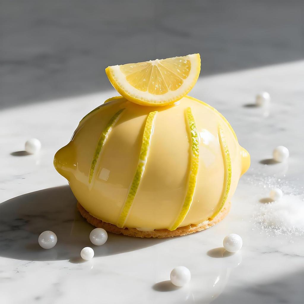 Stampo in Silicone a 15 Cavità Forma di Limone Frutta Teglia da Forno Strumento per Dolci Mousse Torta Caramelle Cioccolato Pasticceria Gelato Budino