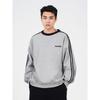 Wassup Sports Retro Three-Stripe Letter Sweatshirt for Men, New Autumn and Winter American Casual Loose Round-Neck Top