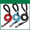 Non-tangling 360° Reflective Dog Leash Rope With Padded Handle And Heavy Duty Clasp