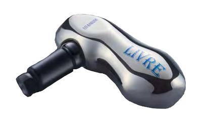 LIVRE 10791 Titanium Handle Knob for Shimano B Silver Black TB-S & TSBS-1