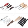 20pcs Leather Craft Tools Punch Kit Stitching Working Stitching Groover Sewing Set