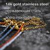 Stainless Steel Crystal Necklace for Women Ice Beads Star Sunflower Heart Choker Fashion Jewelry Boho Streetwear Collier Femme