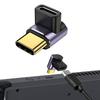 USB C Male to Female Adapter Right Angle 90 Degree PD 100W 40Gbps 8K HD Type C Male to Female Adapter