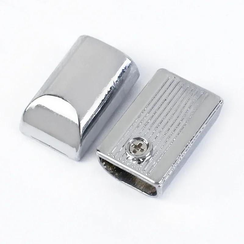 10/20/30Pcs Metal Zipper Stopper Zippers Tail Clip Zip Rope Cord Plug Head Detachable Screw Bag Clasp Sewing Hardware Accessory