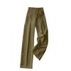 Damen Casual Loose Hosen Gerade Weitbeinige Hosen Freizeithosen