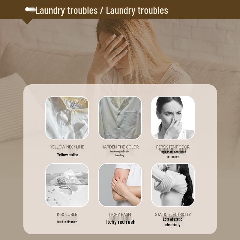 International Brand Antibacterial Laundry Pods with Soft Lasting Fragrance, 20g Scent Beads, Large Weight