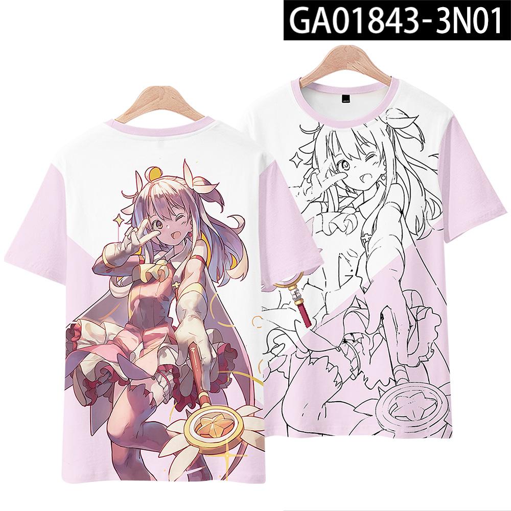 Game Cosplay Fate/kaleid Liner Prisma Illya Summer Anime T Shirt Summer Men T-Shirt