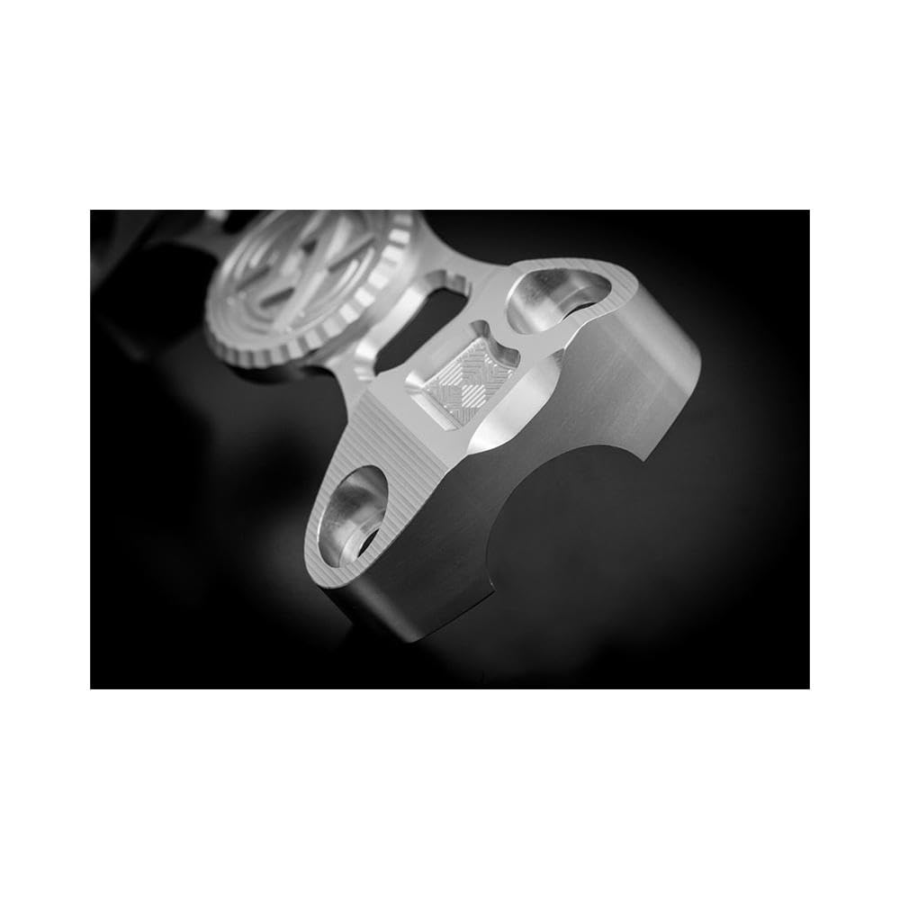 PMC Billet Honeycomb Handle Upper Shining for Part Number Clamp, Silver, Z900RS, 189-5492