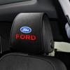 IARW2 Car Headrest Cover Head Rest Cushion Leather Neck Pillow Case For Ford Focus Escort Fusion Kuga Ecospor Car Interior Accessories