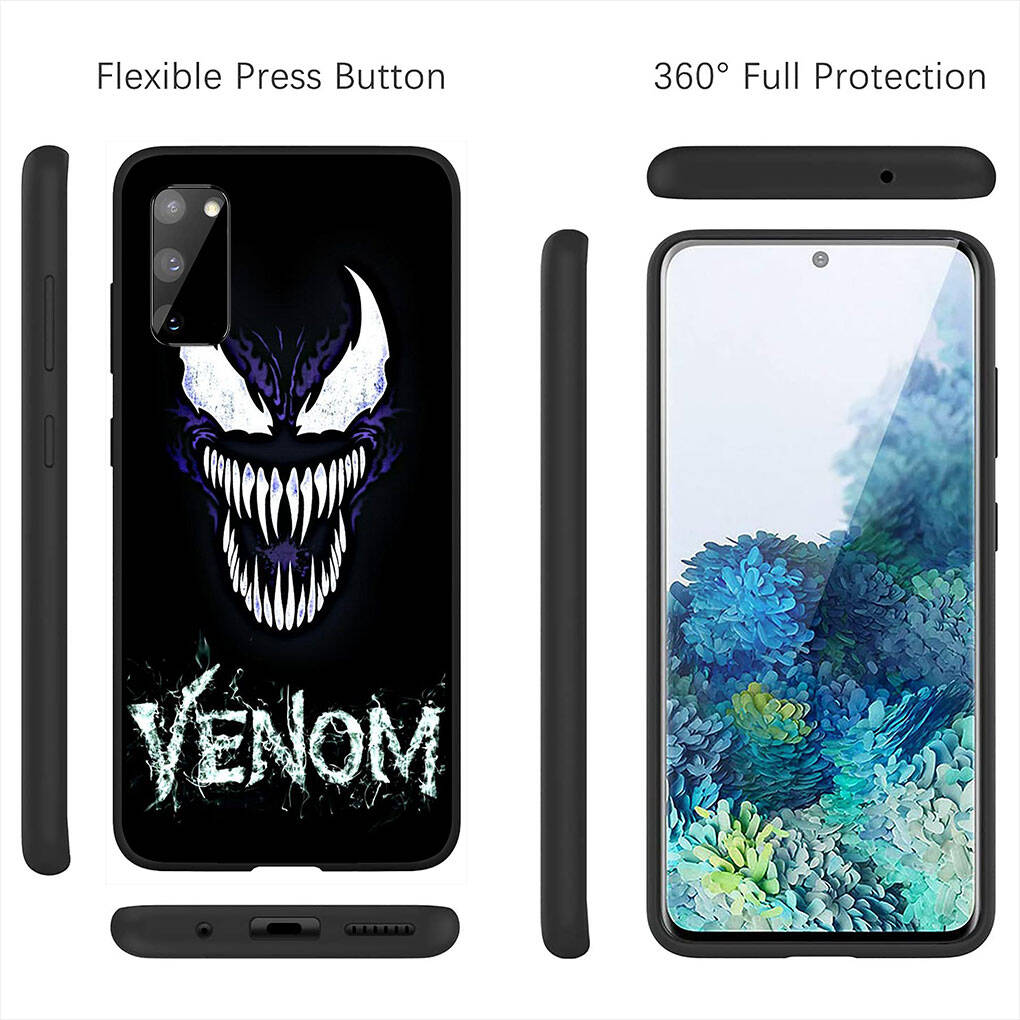Cover for iPhone 17 16 15 Xiaomi Poco Redmi Note 14 13 12 11 Pro Max 9 16e Samsung Galaxy S25 S24 S23 A06 A56 OPPO Huawei Venom Comics Phone Case