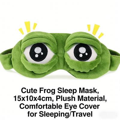 Creative Sleep Set, Headband & Eye Mask for Adults. Frog Design, 15x10x4cm, Soft & Cozy