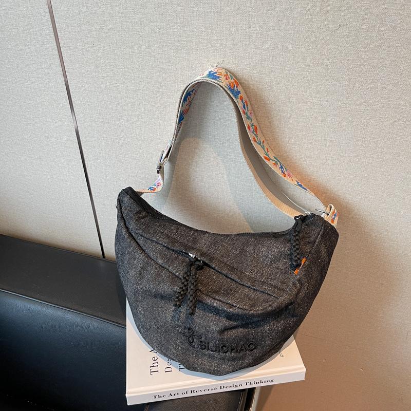Casual Niche Underarm Bag Women'S Fashion One Shoulder Commuter Bag Large Capacity Versatile Messenger Dumpling Bag