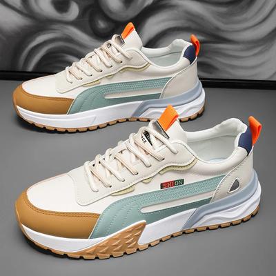 Heren Casual Sneakers Comfortabele Zachte Zool Heren Trainers Mode Klassiek Antislip Veterschoenen Tennisschoenen Sportschoenen Man Leer