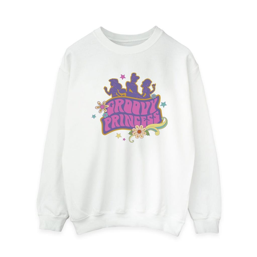 Disney Womens/Ladies Princesses Groovy Princess Sweatshirt