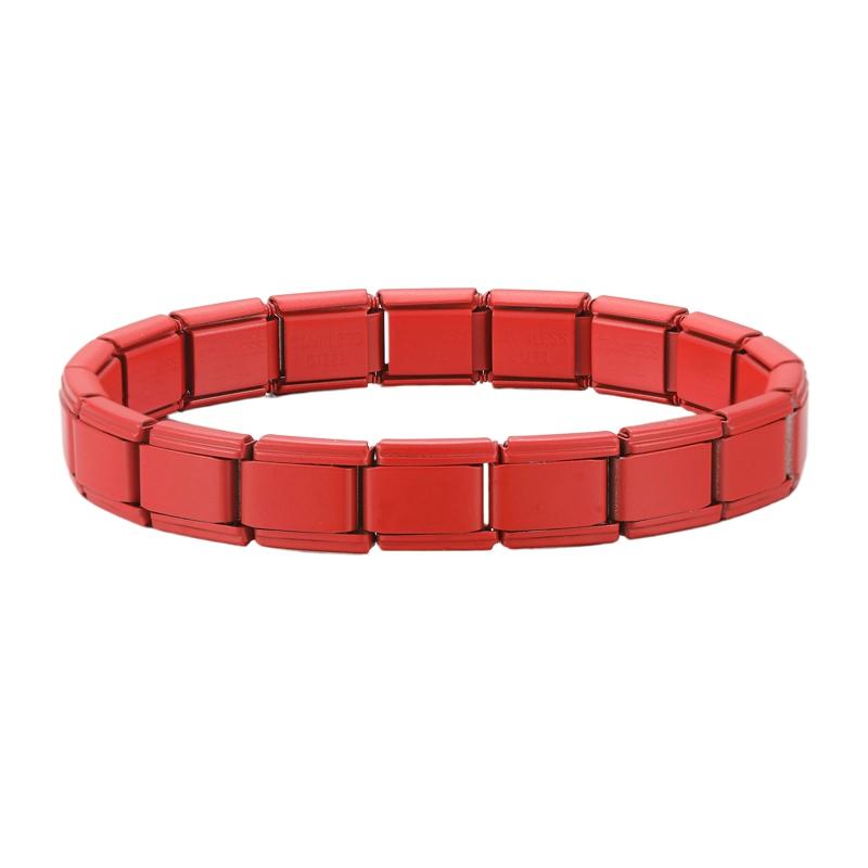 Bracelets à Charms Italiens Y2K DIY Élastique de Base Bracelet en Acier Inoxydable Mode Bijoux pour Femmes Fabrication Vente en Gros