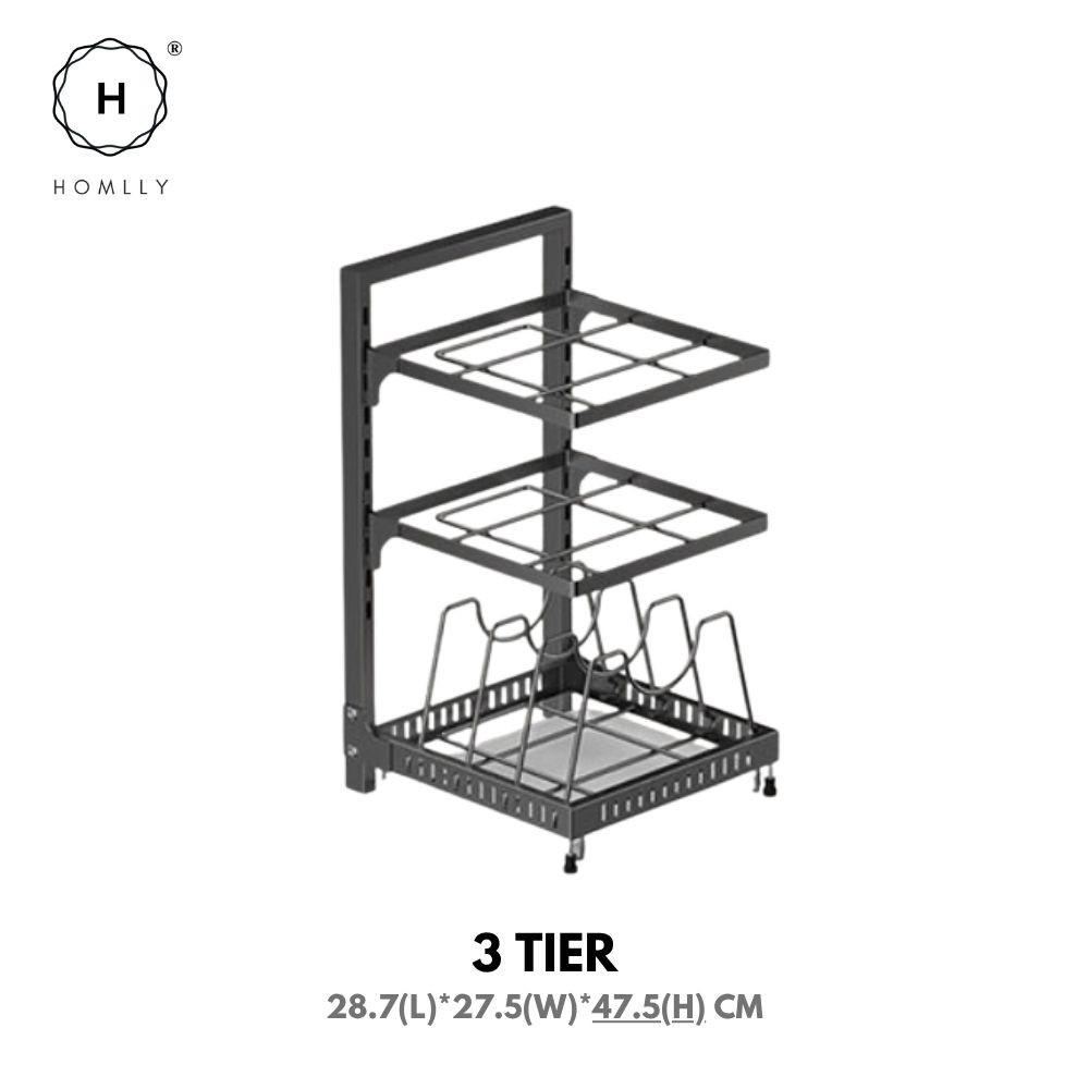 Homlly Pots and Pans Organizer under Cabinet