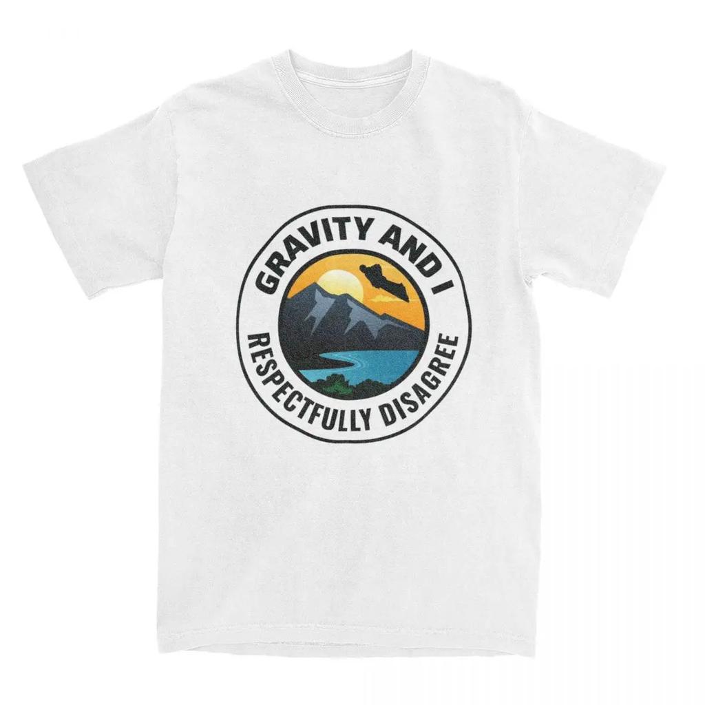 Wingsuit Flying Base Jumping T Shirt Accessories for Men Women Cool Mountain Skydiving Wingsuiting T-shirt Clothing