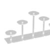 Acrylic for Display Tiered Perfume Organizer Multifunctional Space Saving Clear Decoration Holder for Earrings Cupcake