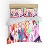 Japan Anime 3D Print Bedding Set Christmas Gift Duvet Cover Sexy Girls Bed Quilt Pillowcase