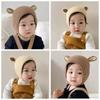 Soft Rabbit Ear Knit Hats Newborn 0-2 Years Baby Hat Lovely Baby Knitting Hat  Toddler