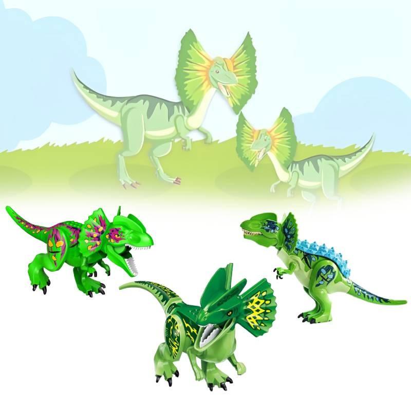 Large Jurassic Dinosaur Building Blocks Set For Creative Assembly And Learning Fun