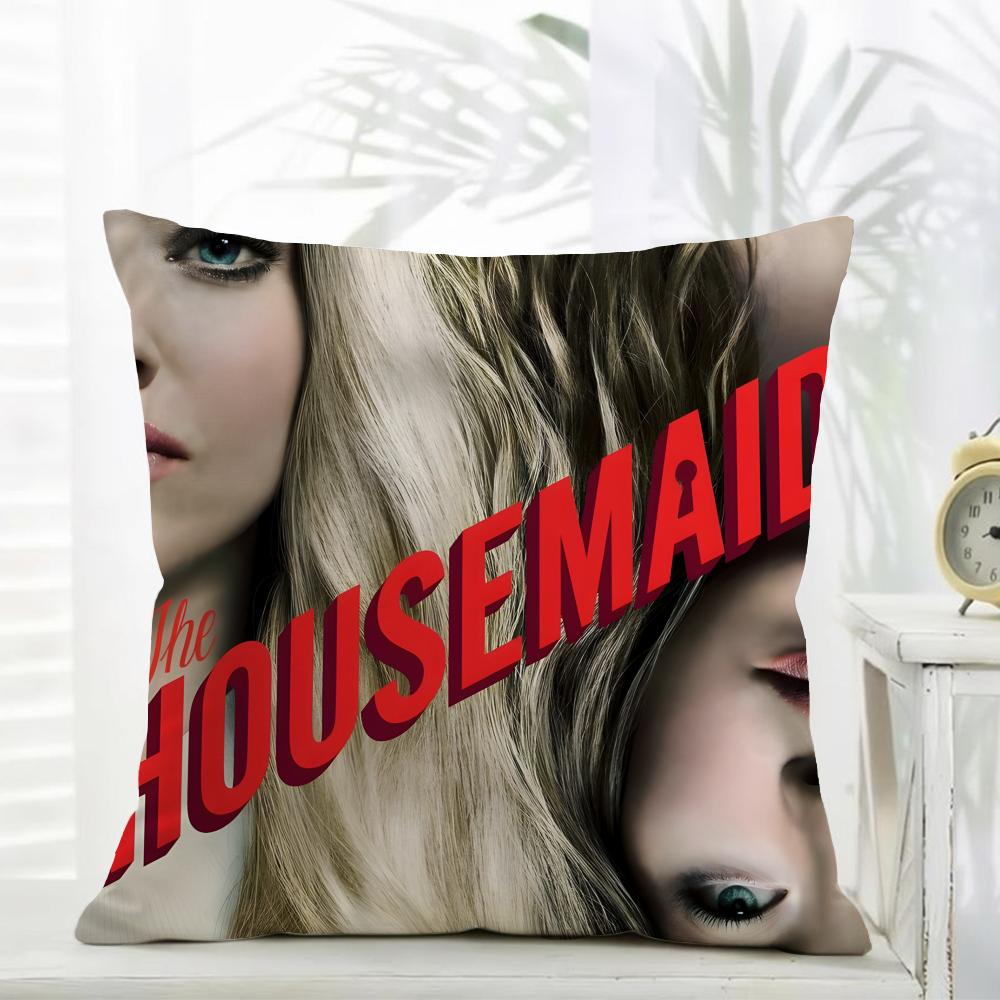 

Casual Fashion TThe HousemaidS Cushion Cover Daily Washable Linen Pillowcase Soft for Sofa Bed Home Room Decor 30x30cm