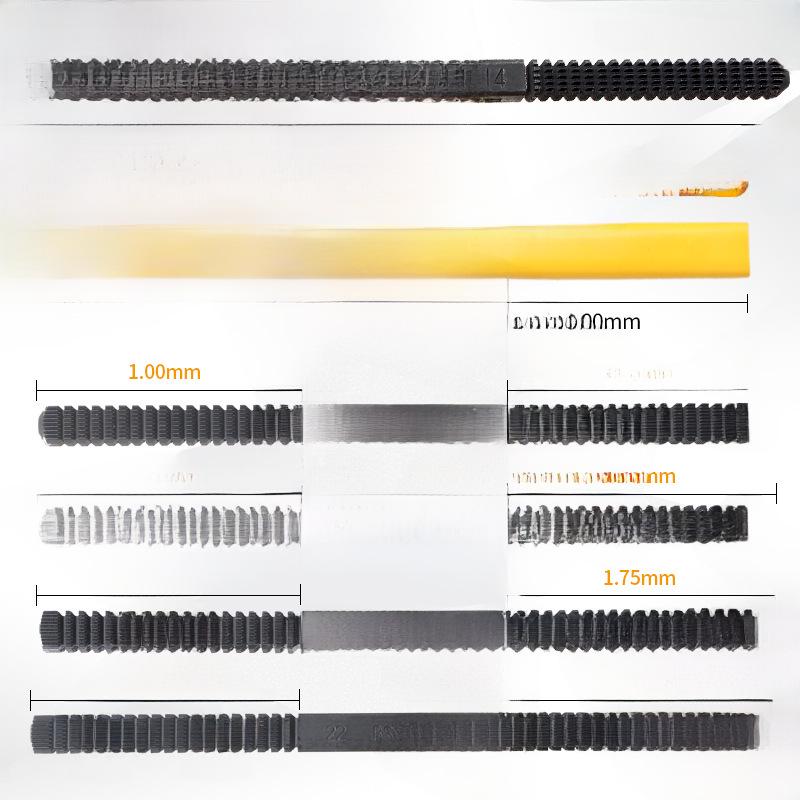 Metric Coarse Tooth Screw Thread Repair File