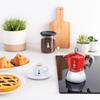 Bialetti Espresso Direct Moka 4 Coffee 0006944 Maker, Heat/IH Compatible, Induction, Cups, Makinetta, Red,