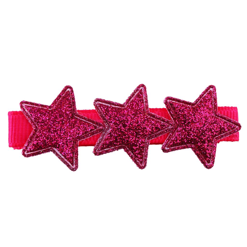 Glitter Star Hair Clips for Girls Sparkly Rainbow Clips Kids Hairpins Star Shaped Hair Barrettes Headwear Hair Accessories