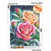Winter Roses 5D Diamond Painting Full Round Drill Mosaic Diamond Embroidery Belief In Heart Cross Stitch Kits Home Decor Home Decor