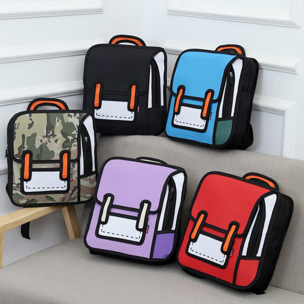 2d drawing backpack