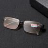 3 PC Anti Blue Light Reading Glasses for Men Women Fashion PC Lens Glasses Presbyopia Glasses Metal Frame Eyeglasses