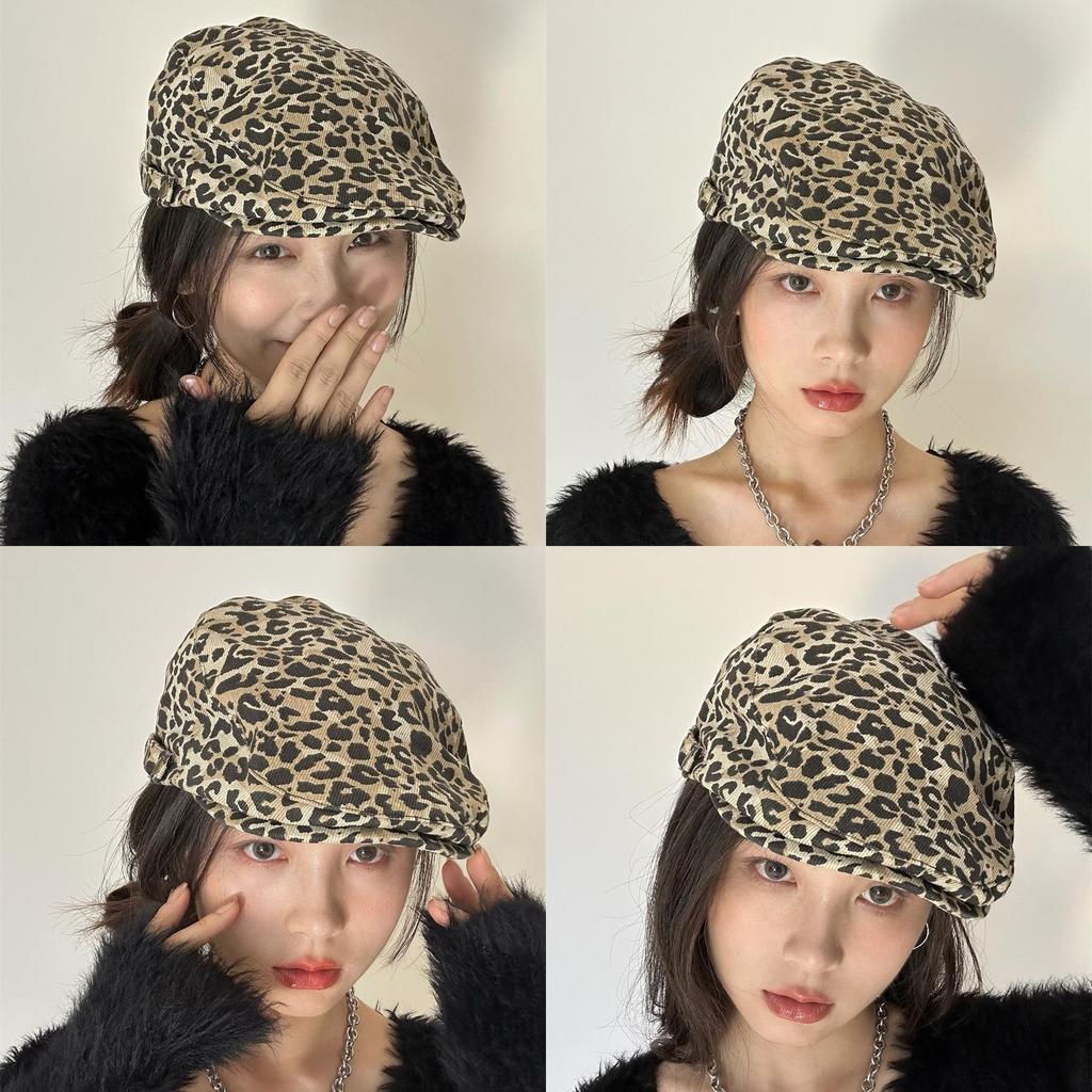 Classic Timeless Leopard Print Cap Stylish Streetwear Hat For Trendy Fashion Lovers