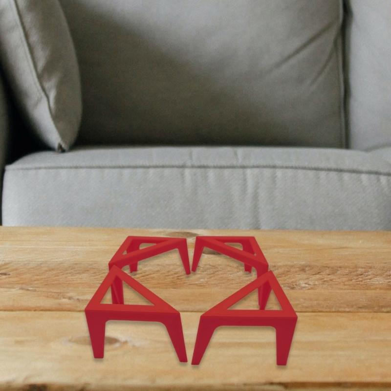 4Pcs Canvas Stands for Painting Mini Canvas Feet Risers Canvas Support Stands for Pouring Paintings Drawing Supplies