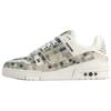 Trainer Cow Leather Low Top Skateboard Shoes Unisex White Limited Edition 1ADI3G