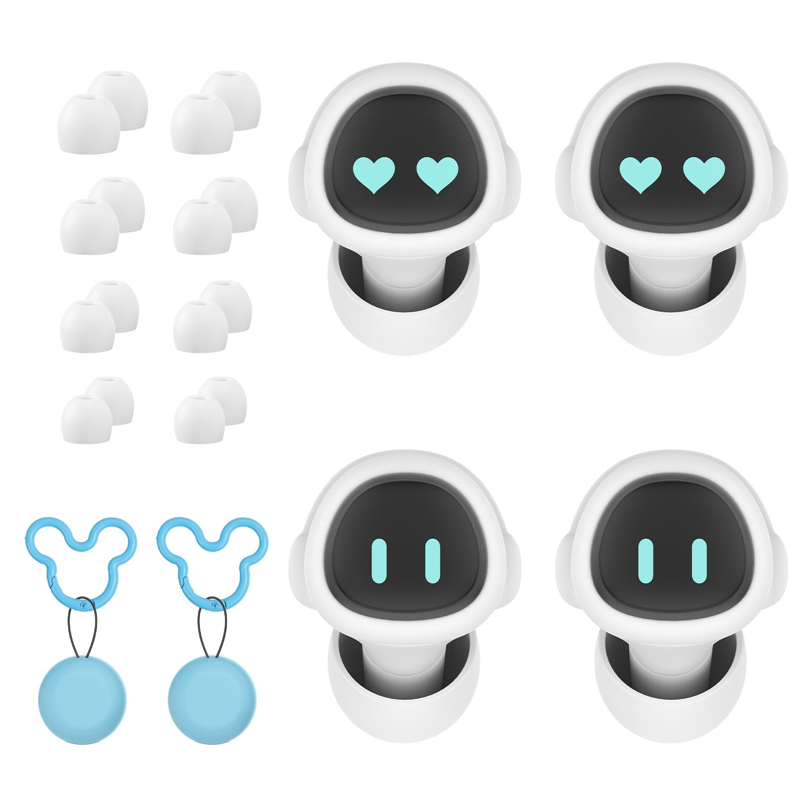 

Quietide Earplugs ages Live Performance Earplugs for 4 Sizes of Ear Tips Suitable for Movie and Other Loud Reusable Earplugs for Hyperacusis and Noise