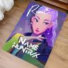Custom Personalization Kpop Demon Hunters Print Area Rug - Soft, Washable Non-Slip Indoor Mat,Living Room,Home&Office Decorative Rug