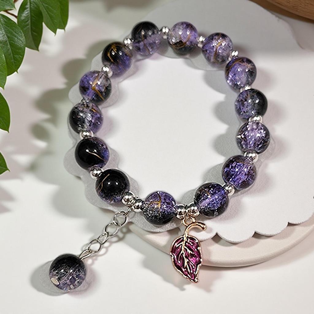Butterfly Love Flower 10mm Handmade Beaded Bracelet - Original, Personalized, Exquisite Jewelry Gift for Friends and Newcomers