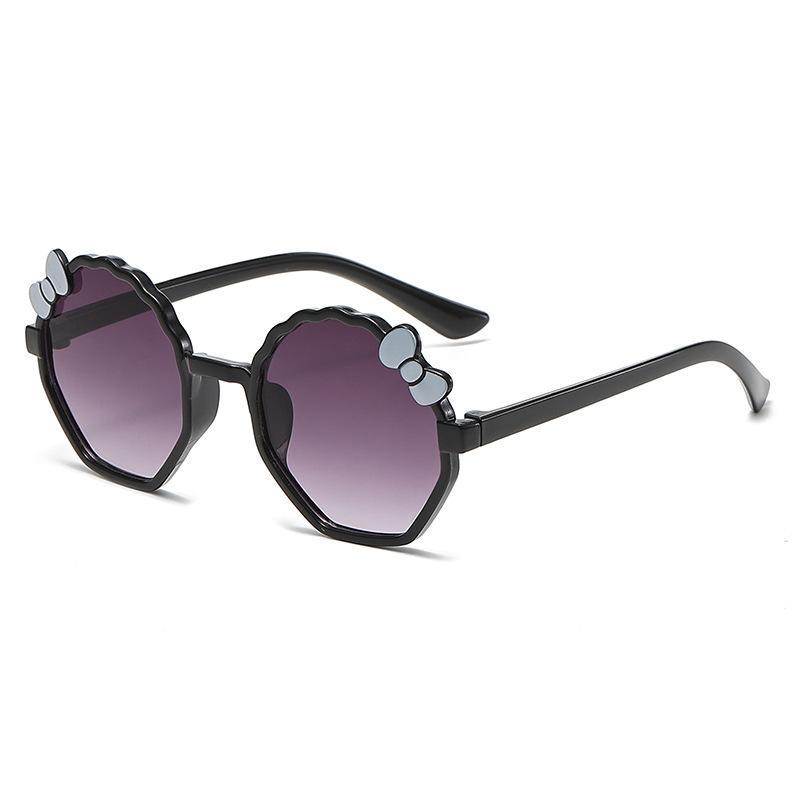 Modne okulary przeciwsłoneczne dla dzieci Ochrona przed słońcem Bow Girl Śliczne okulary przeciwsłoneczne Okulary z ochroną Uv Okulary z kreskówek