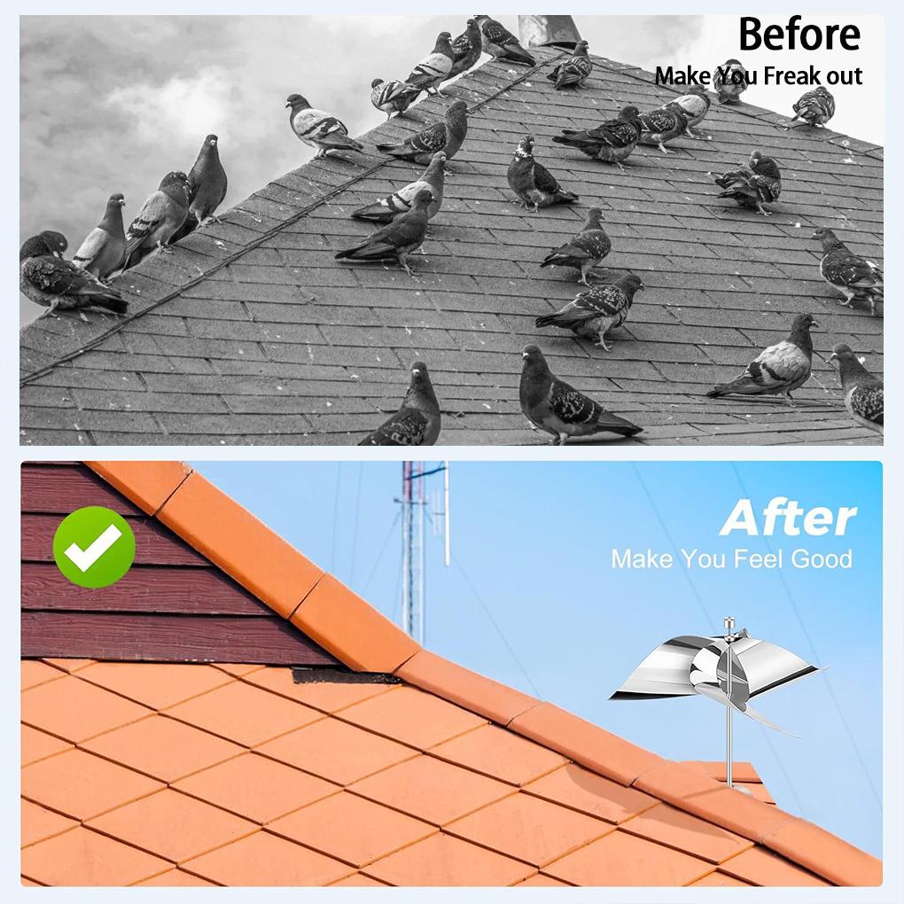 2x Reflektivní odpuzovače ptáků Husy A Holubi Pryč Zahrada Pro Odpuzovače Pro Venku