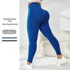 Plus Size Seamless Quick-Dry Peach Butt Yoga Leggings for Women