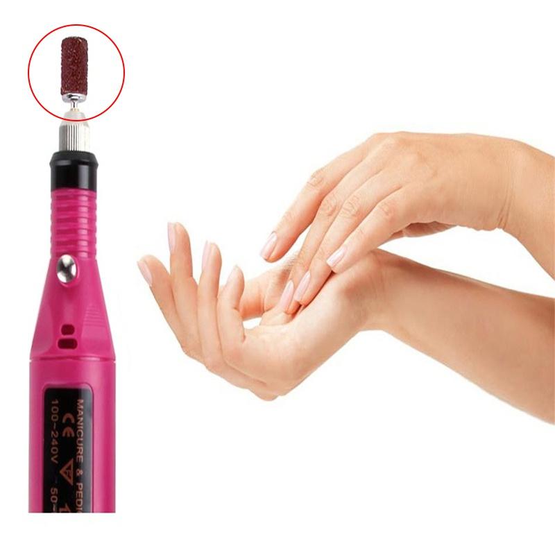 100pcs Bands Polishing Milling Machine Accessories Nail Art Sanding Tool 80''/120''/180" UV Gel Acrylic Polish Remover Bits F