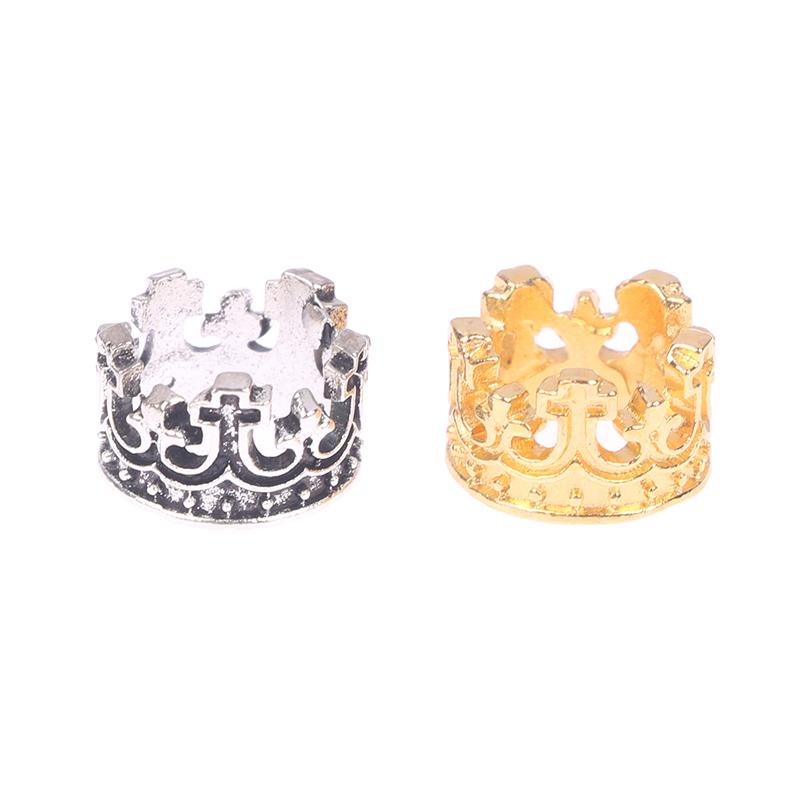 10ks Mini Metal Crown Modely Hračky Panenky Příslušenství Pokrývky hlavy pro mini panenky
