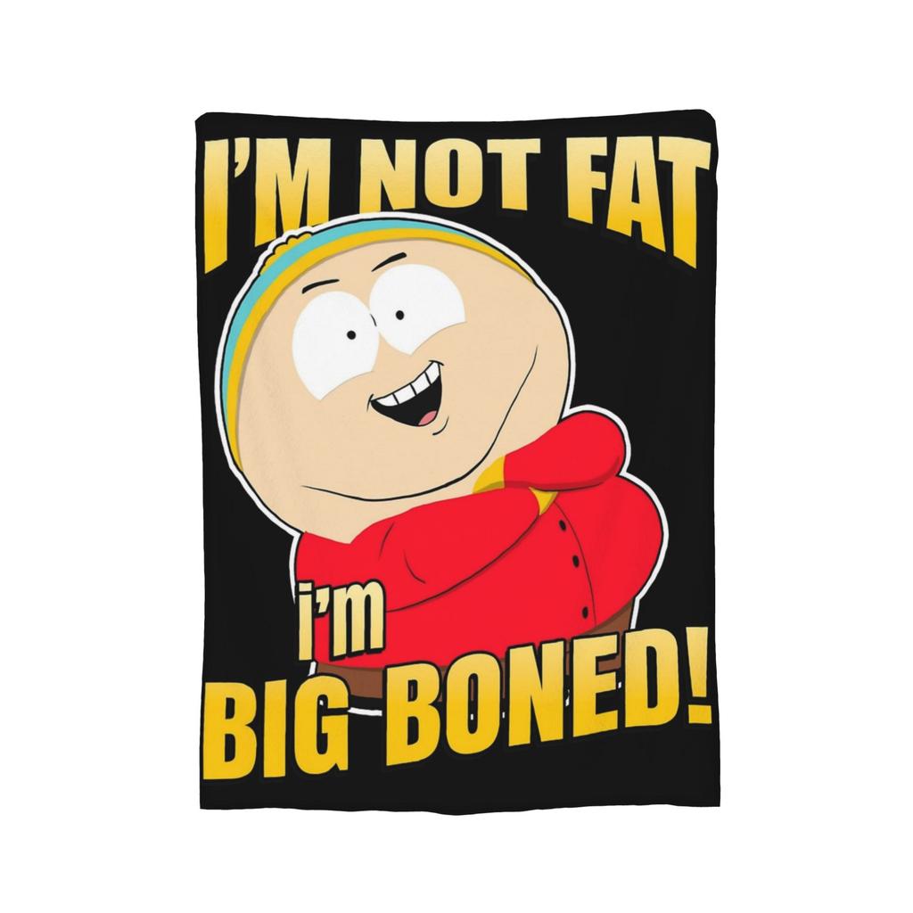 Amo Cheesy Poofs South-Parks Coperta Pile Stampa Cartman Coperta Leggera Sottile Multifunzione per Casa Divano Trapunta