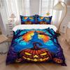 3pcs Halloween Duvet Cover Set, Cover For Bedroom Guest Room (1 Duvet Cover + 2 Pillowcase, Without Quilt),  Yy250922160